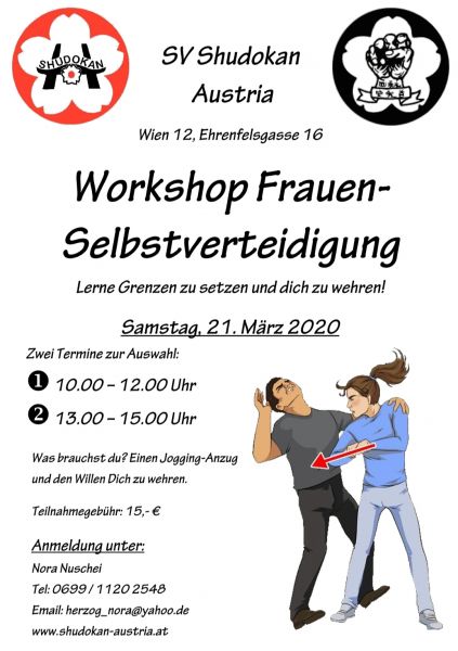 Workshop Frauen Selbstverteidigung